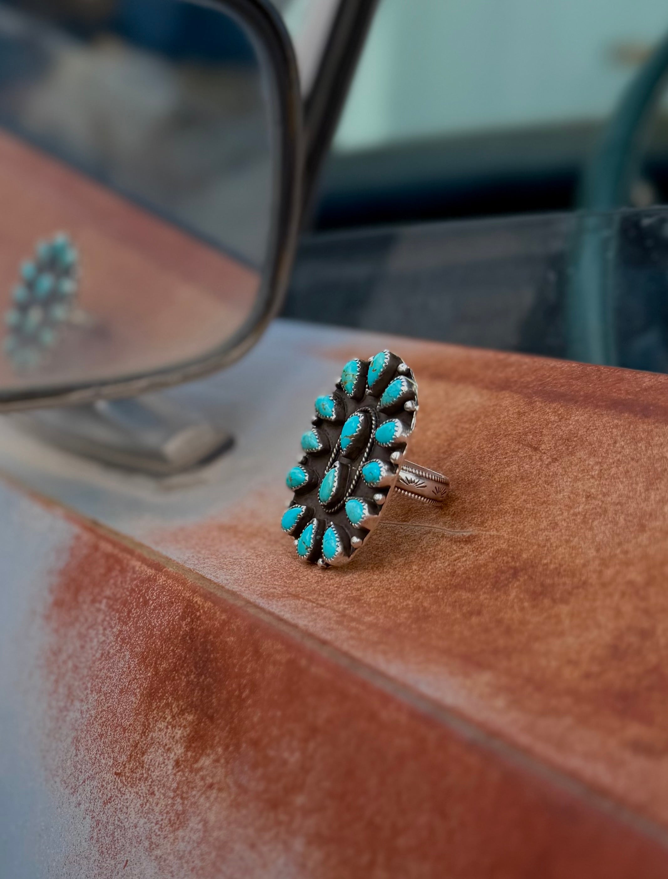 The Stamped Cluster Ring