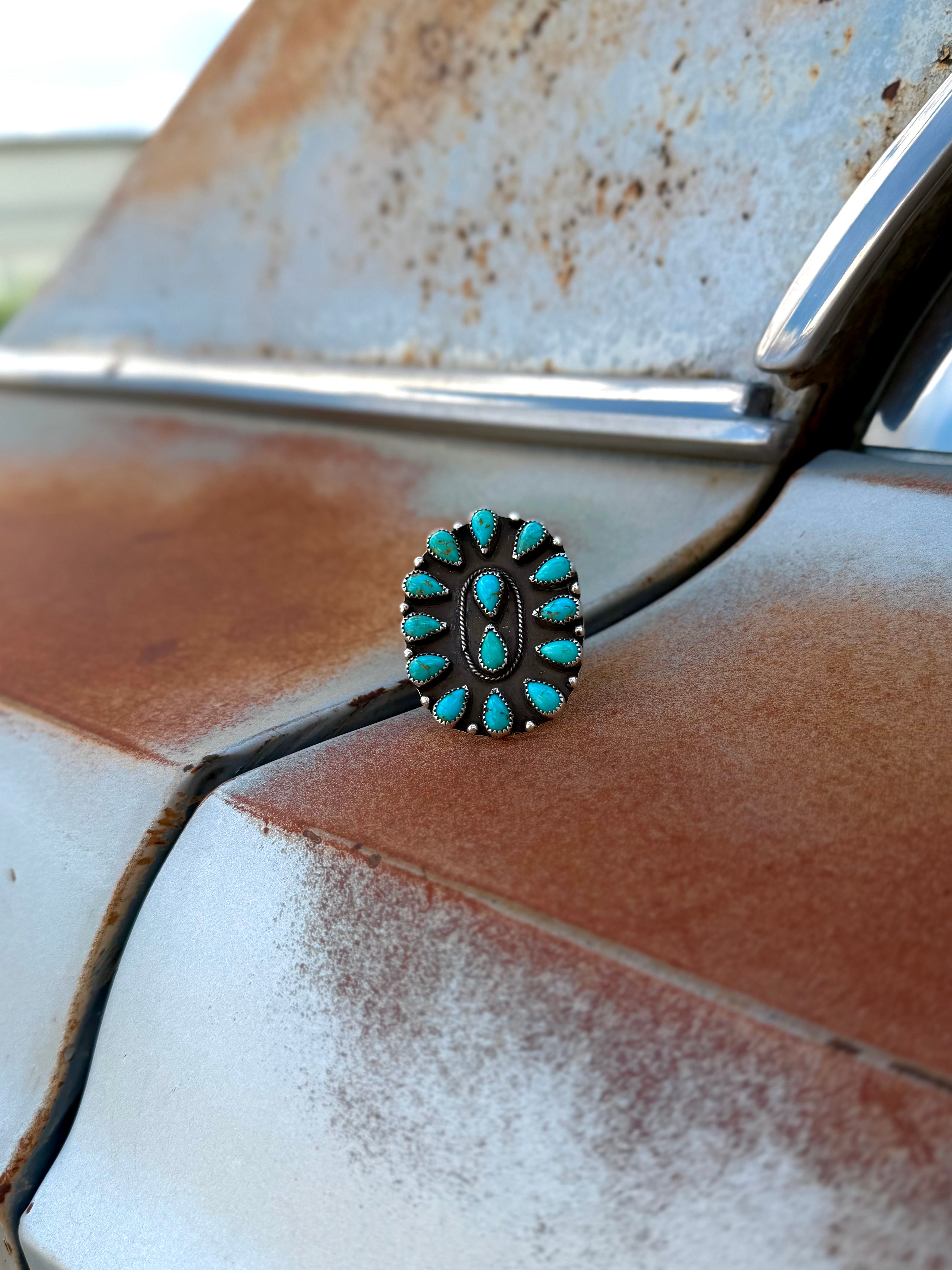 The Stamped Cluster Ring